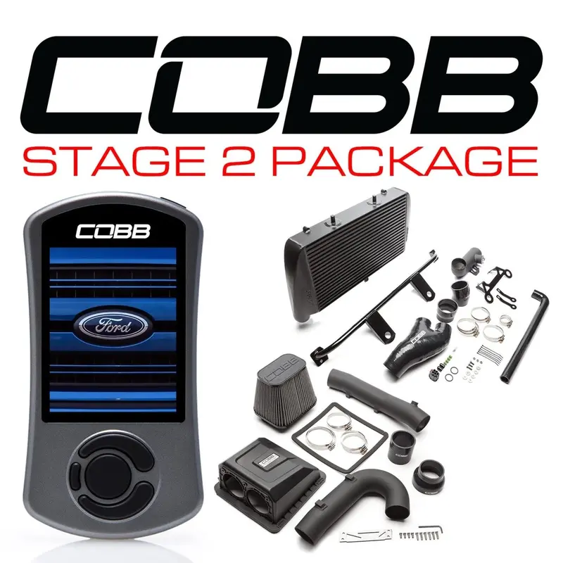 Cobb Ford Stage 2 Power Package Black F-150 Ecoboost Raptor 2017-2020, Limited 2019-2020 1