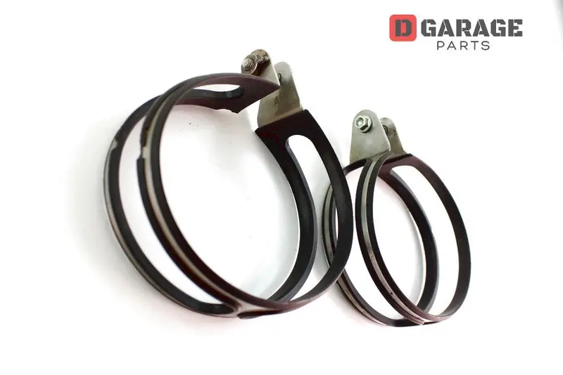 Coppia Fascette Terminali Scarico Ducati Sbk 748 916 996 2
