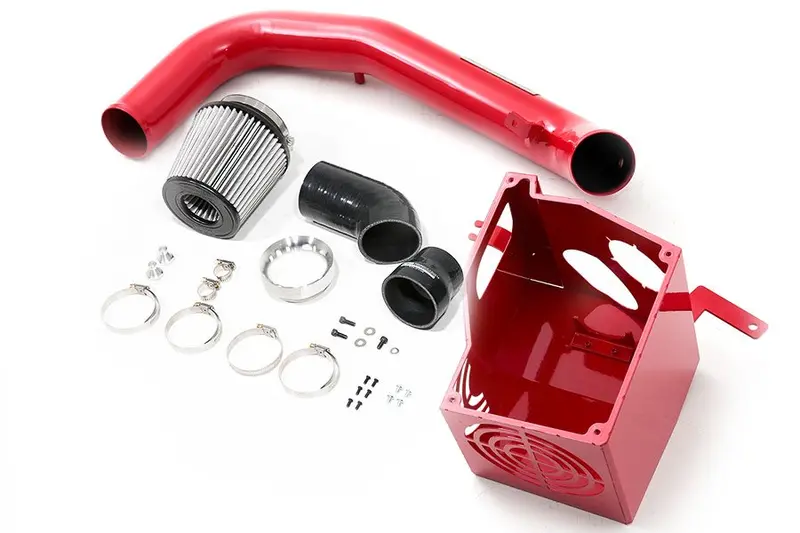 Cp-E Aintake Dry Flow Cold Air Intake W/ Air Box Race Red-Ford Focus St 2015+ 1