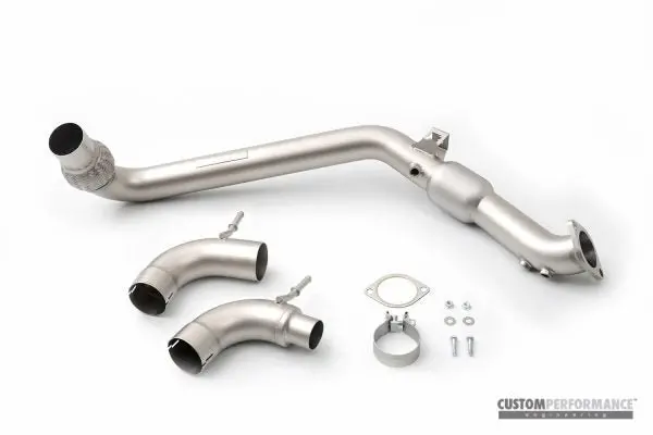 Cp-E™ Qkspl™ Ford Mustang Ecoboost Ecof™ By Gesi® Catted Downpipe 1