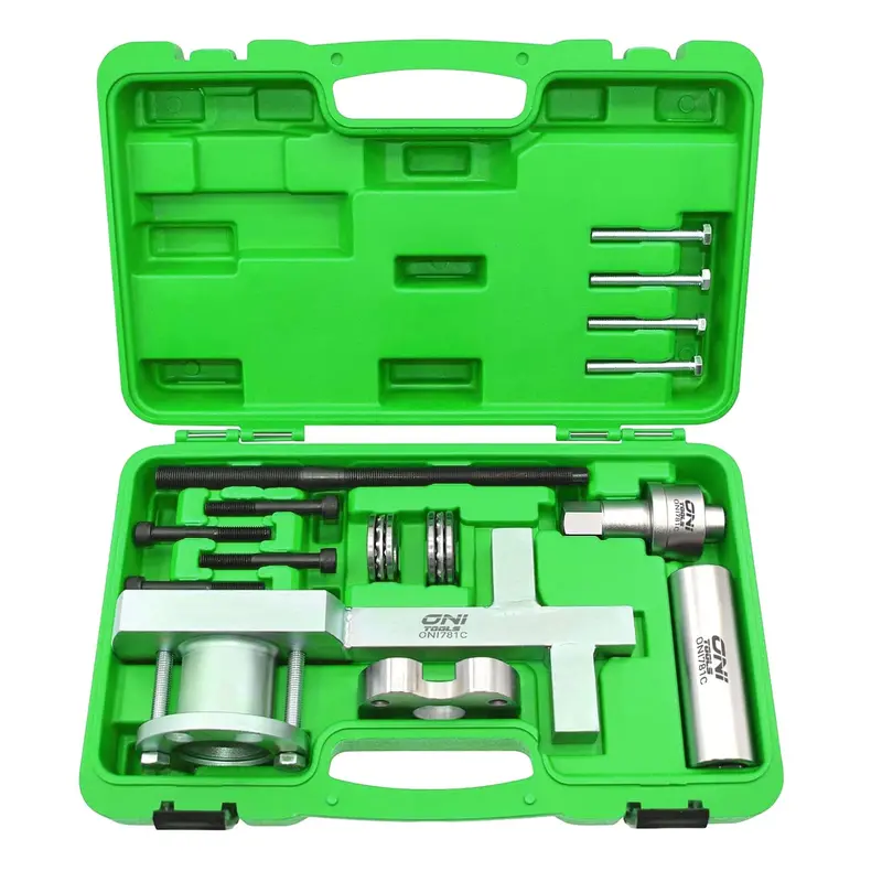 Crankshaft Pulley Remover Installer Tool Kit For Jaguar Land Rover 3.0L V6 & 5.0L V8 Petrol Engines 2009–2018 303-1437, 303-1438, 303-1439, 303-1440, 303-1441 Alt 1