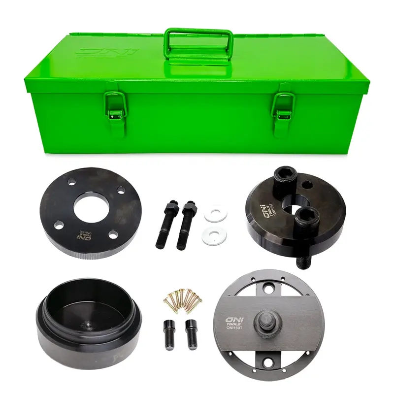 Crankshaft Seal & Wear Sleeve Installer-Remover Tool Set For Cummins 4Bt 3.9L, 5.9L, 6.7L 1989–2016 1338, 3824498, 5046, 3824500, 3164660, St-224C, 2063800090 Alt 1