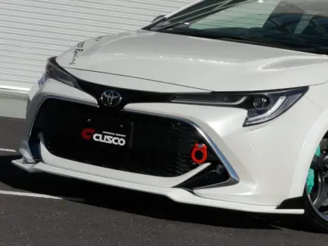 Cusco 19+ Toyota Corolla Hatchback Front Lip Spoiler (Primer/Unpainted) 1