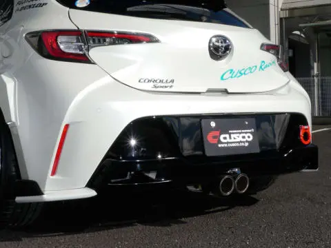 Cusco 19+ Toyota Corolla Hatchback Rear Lip Spoiler (Primer / Unpainted) 1