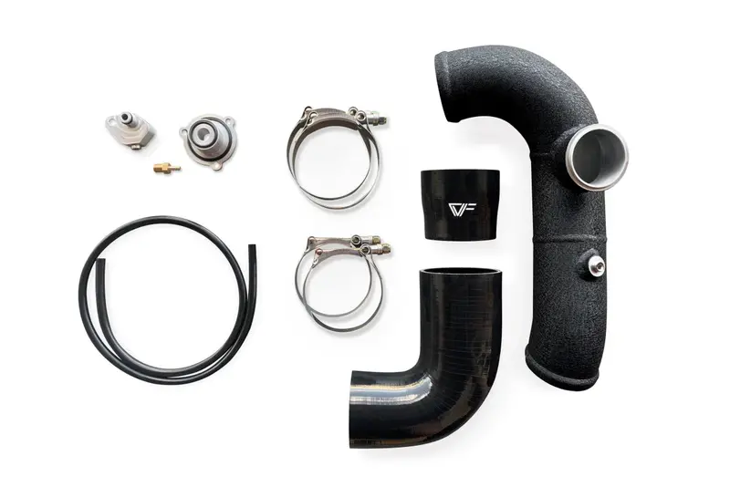 Cvf Aluminum Intercooler Charge Pipe Kit With Tial Flange (2013-2018 Ford Focus St) 1