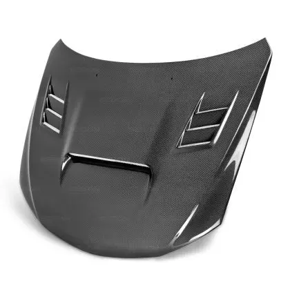 Cw-Style Carbon Fiber Hood For 2008-2014 Subaru Wrx / Sti 1