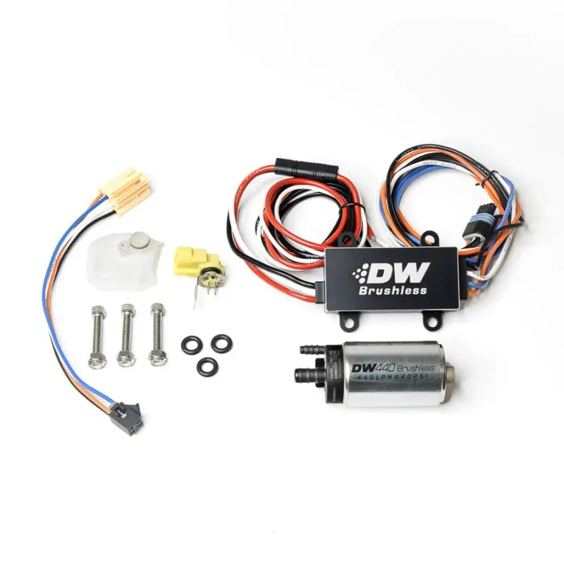 Deatschwerks 14-19 Ford Fiesta St 440Lph Intank Brushless Fuel Pump W/9-0912 Install Kit/C102 Controller 1