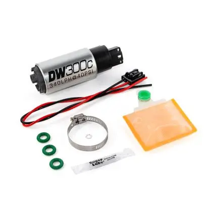 Deatschwerks 340Lph Dw300c Compact Fuel Pump W/ Ford Focus Mk1 Set Up Kit 1