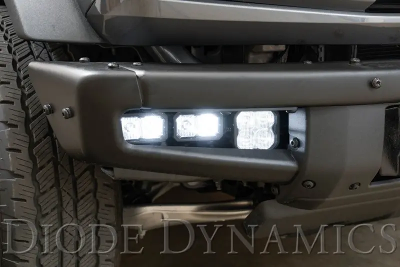 Diode Dynamics 2021 Ford Bronco Fog Light Pocket Kit - Sport 1