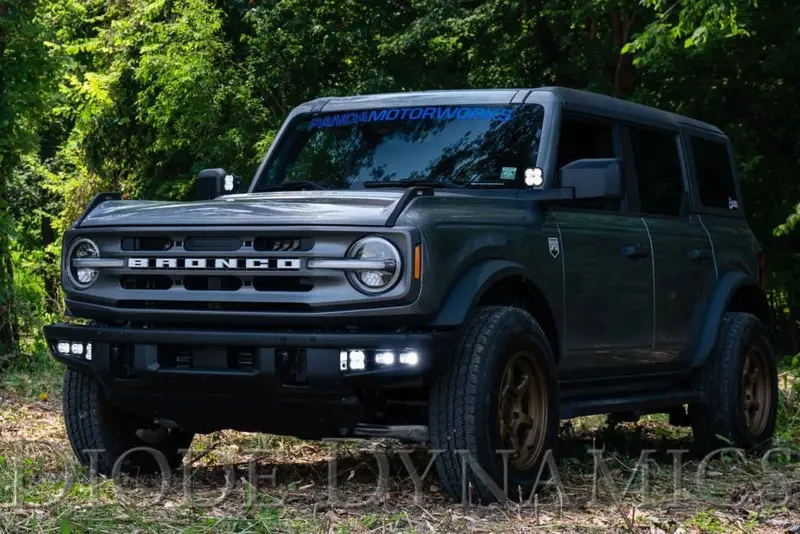 Diode Dynamics 2021 Ford Bronco Fog Light Pocket Kit - Sport 2