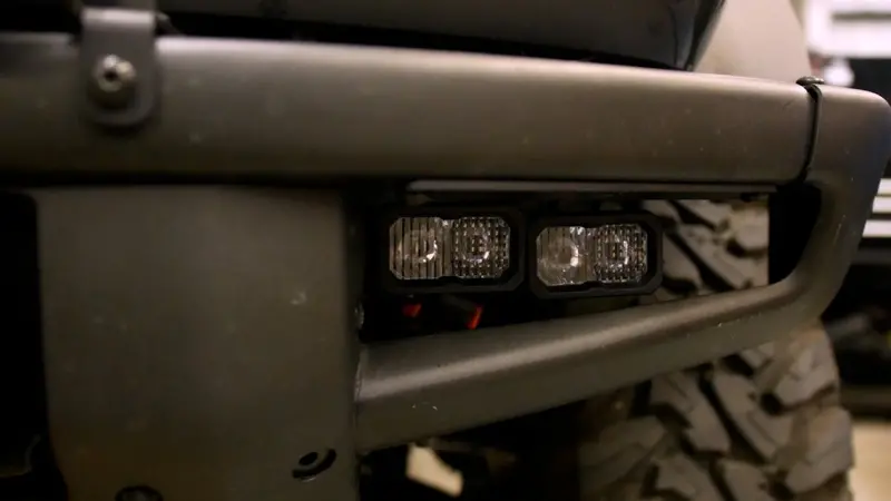Diode Dynamics Fog Pocket C2 2.0 Kit 2021+ Ford Bronco Mod Bumper 1
