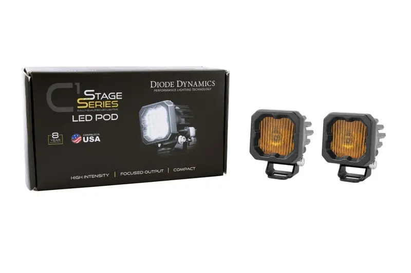 Diode Dynamics Ford Bronco 2021+ Cornering Light Kit (Yellow) (Modular Bumper Only) 1