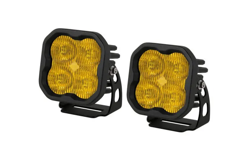 Diode Dynamics Ss3 3" Led Pod With Amber Backlight – Stage Series, Sport/Pro, White Or Yellow 1