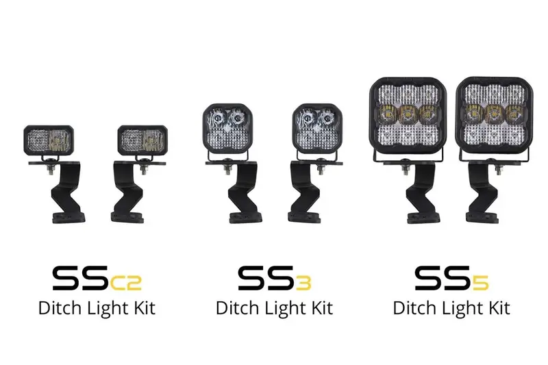 Diode Dynamics Stage Series Backlit Ditch Light Kit For 2022 Toyota Tundra 1