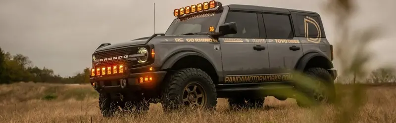 Diode Dynamics Stage Series Ss3 Ditch Light Kit For 2021+ Ford Bronco W/Amber Backlight 3