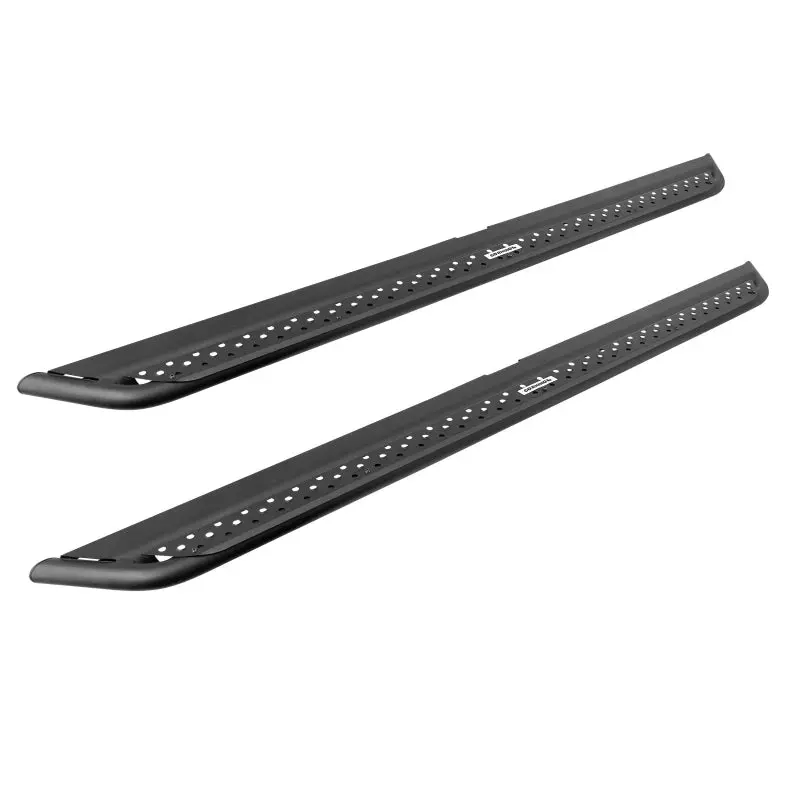 Dominator Xtreme Dss Side Steps With Mounting Brackets Kit - Textured Black (2 Door) - Complete Kit 1