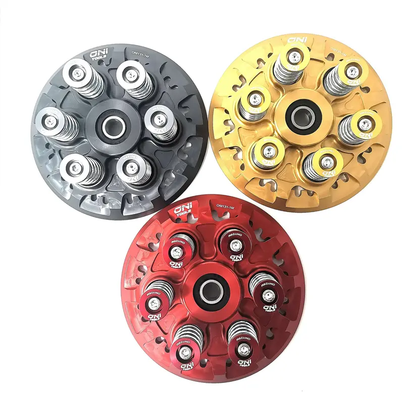 Ducati Dry Clutch Pressure Plate With Teeth & Springs Cap Bolts Kit 1