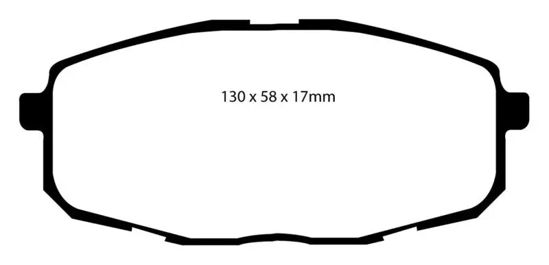 Ebc 09-12 Hyundai Elantra 2.0 Touring Yellowstuff Front Brake Pads 1