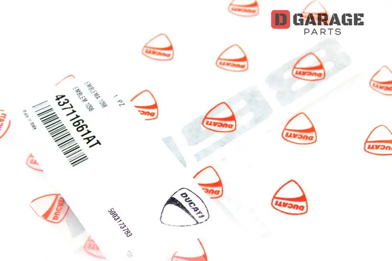 Emblema Adesivo Carena Ducati 1098 Carena Gialla 1