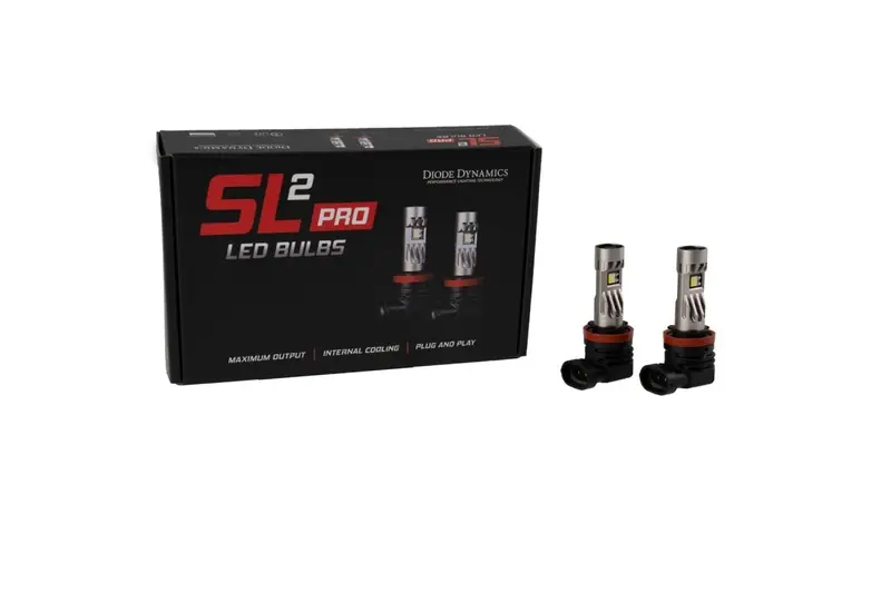 F-150 18-2023 H11/H8/H9 White Sl2 Pro Led Bulbs (Pair) With Antiflicker Modules 1