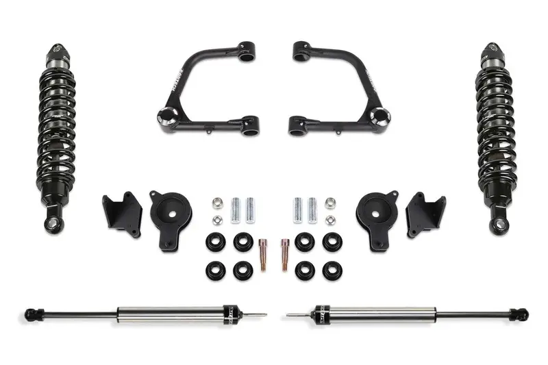 Fabtech 2022 Tundra 4Wd 3″ Uniball Uca Lift Kit – Front Dirt Logic 2.5 Coilovers & Rear Air Bag Spacers W/Rear Dirt Logic 2.25 Shocks 1