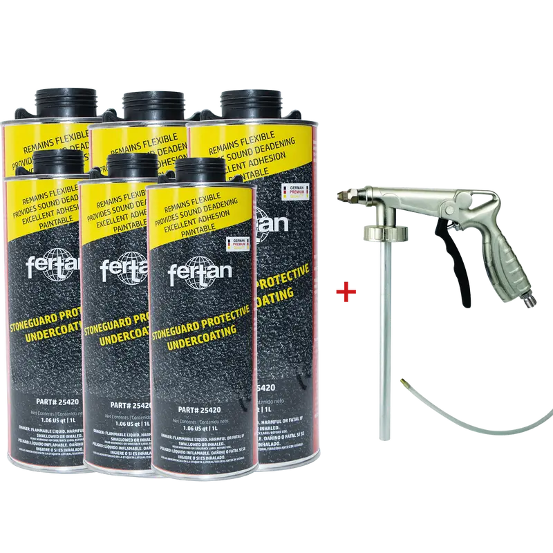 Fertan Stoneguard Protective Undercoating Set - Black 1