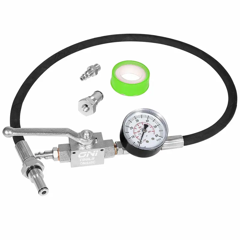 Ford 6.0L-7.3L Powerstroke Diesel High Pressure Oil System Ipr Air Test With Gauge Tool Kit Tu-32-7 Alt 1