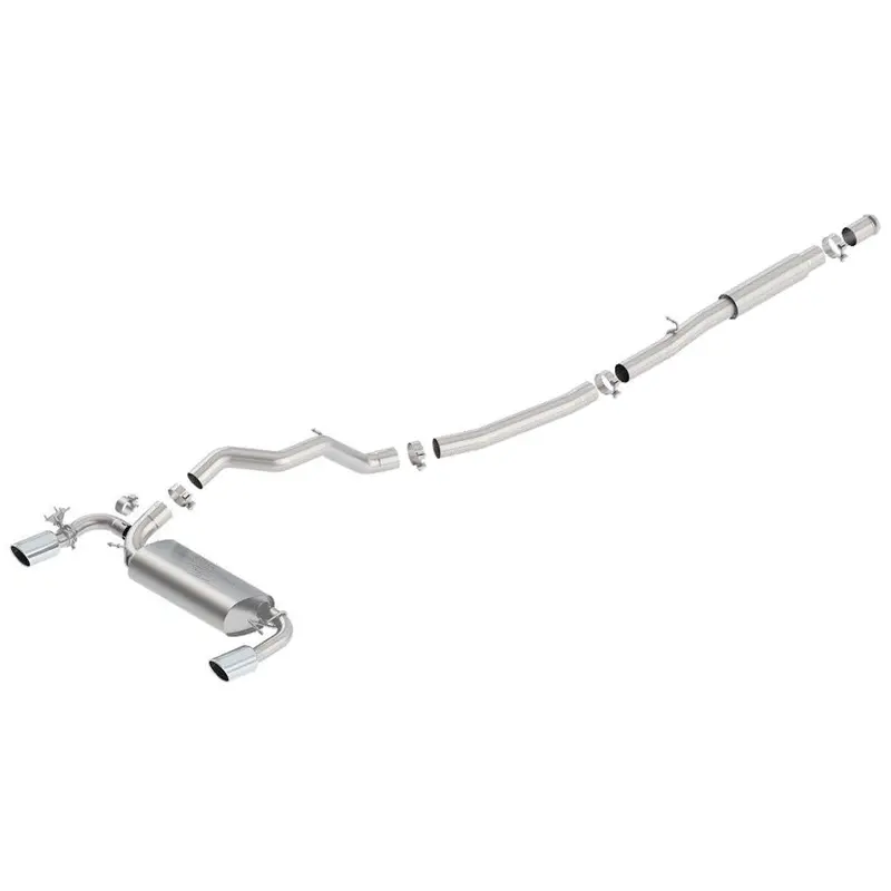 Ford Performance 2016-2017 Focus Rs Active Sport Cat-Back Exhaust System W/ Polished Tips 1