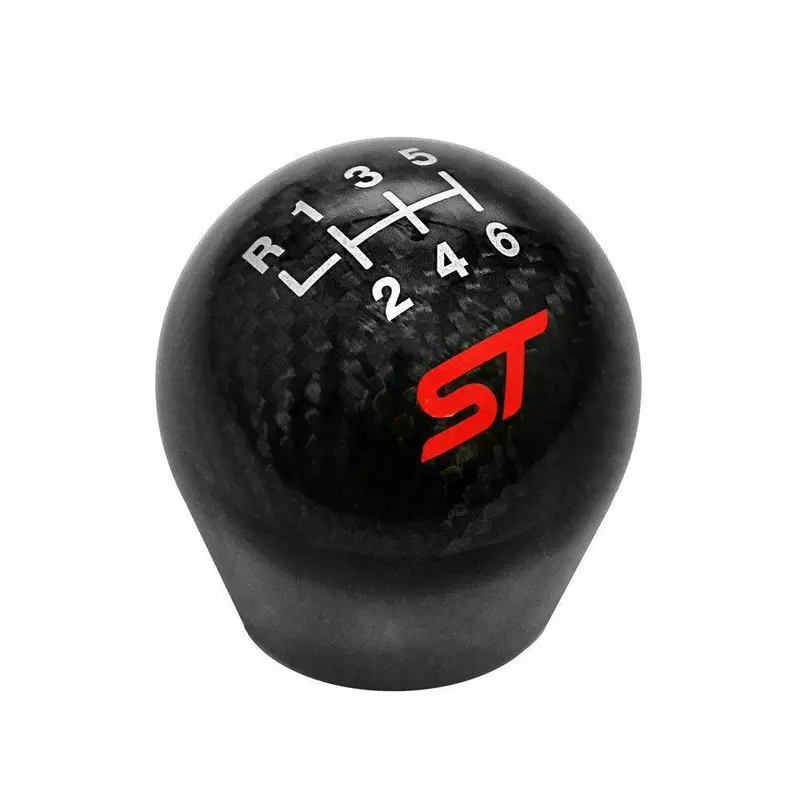 Ford Performance Carbon Fiber Shift Knob With 6-Speed Pattern/St Logo 1