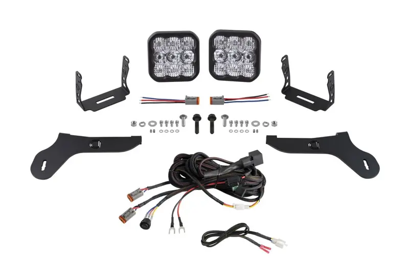 Ford Raptor Ss5 Bumper Led Pod Light Kit 1