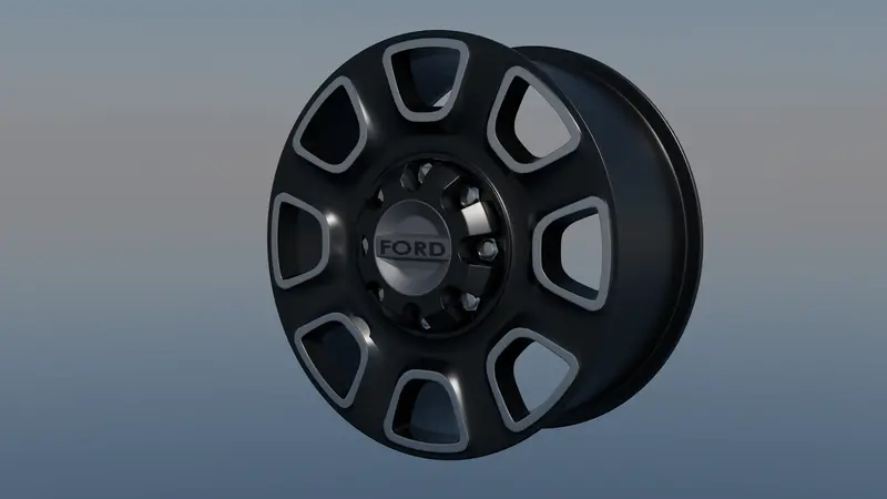 Ford Super Duty Platinum Rims 1