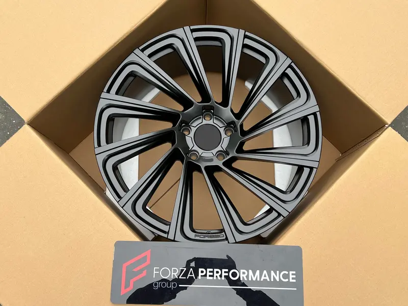 Forged Wheels Rims For Land Rover Range Rover Autobiography L460 Black Matt T22 1