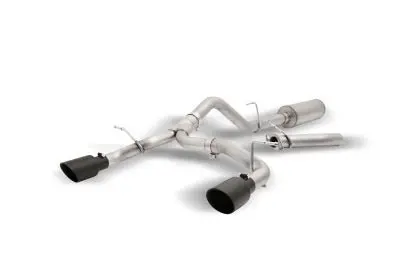 Gibson Performance 2021 Ford Bronco 4Dr 2.7 Dual Split Exhaust, Black 1