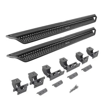 Go Rhino 2021+ Ford Bronco Dominator Extreme D1 Side Steps - Complete Kit 1