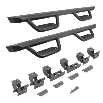 Go Rhino 2021+ Ford Bronco Dominator Extreme D2 Side Steps - Complete Kit 1
