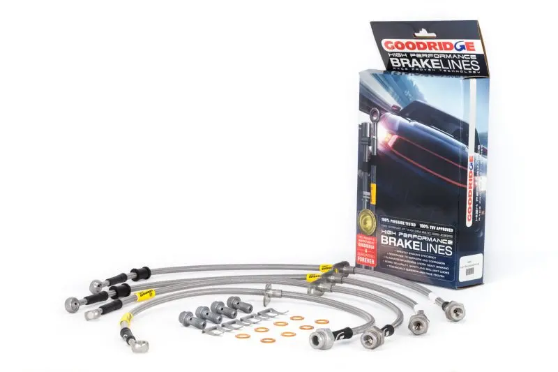 Goodridge 17-18 Honda Civic Hatchback Ss Brake Lines 1