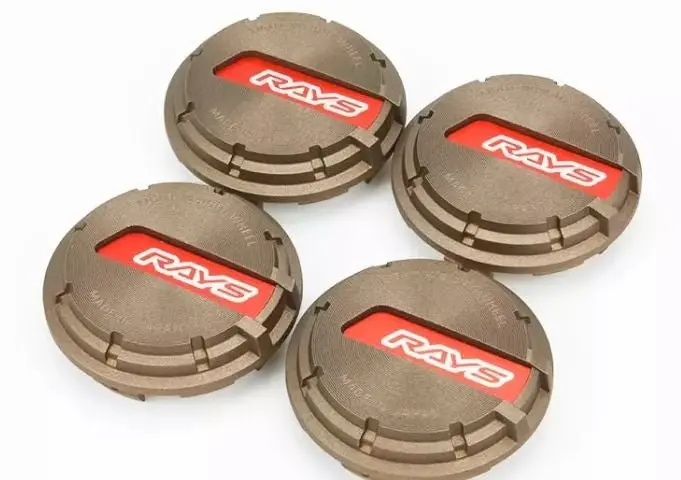 Gram Lights 57Cr / 57Dr Center Caps-Bronze/Red 1