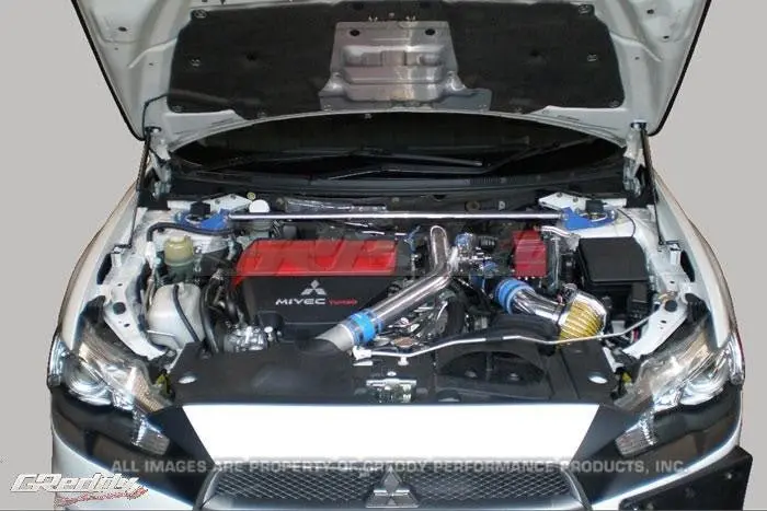 Greddy 08-11 Mitsubishi Evo X Cz4a Engine Hood Lifter Kit (Designed For Oem Weight Hoods.) 1