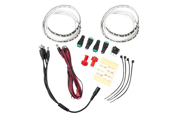 Green Led Footwell Kit Diode Dynamics 1