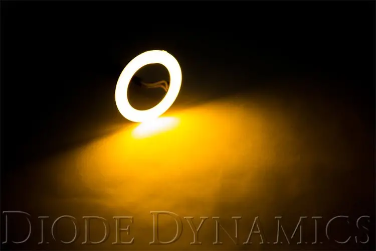 Halo Lights Led 50Mm Amber Pair Diode Dynamics 1