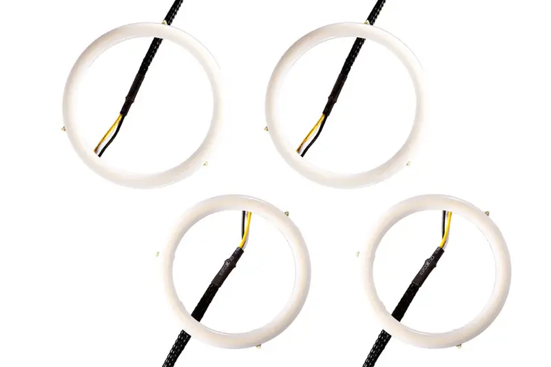 Halo Lights Led 70Mm/90Mm Red Four Diode Dynamics 1