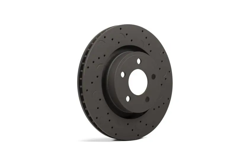 Hawk Talon 2010 Audi A3 Base Drilled And Slotted Front Brake Rotor Set 2