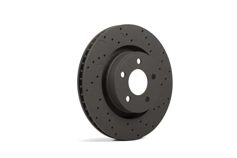 Hawk Talon 2015 Audi S3 Drilled And Slotted Rear Brake Rotor Set 1