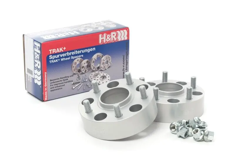 H&R Trak+ 20Mm Drm Wheel Adaptor Bolt 5/120 Center Bore 64 Stud Thread 14X1.5 - Black 1