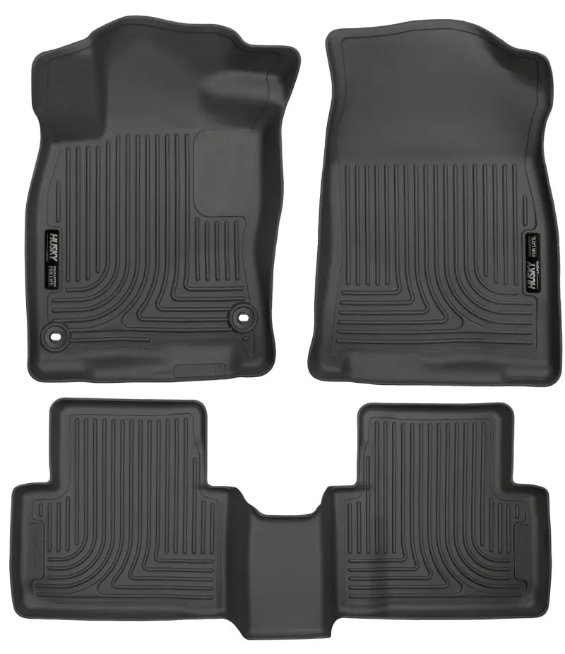 Husky Liners 2016 Honda Civic (4Dr) Weatherbeater Combo Black Floor Liners 2