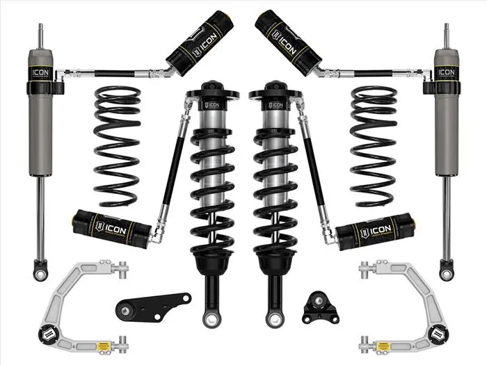 Icon 2024+ Toyota Tacoma 1.25-3In Lift Stage 4 Billet Suspension System W/Triple Rate Springs 1
