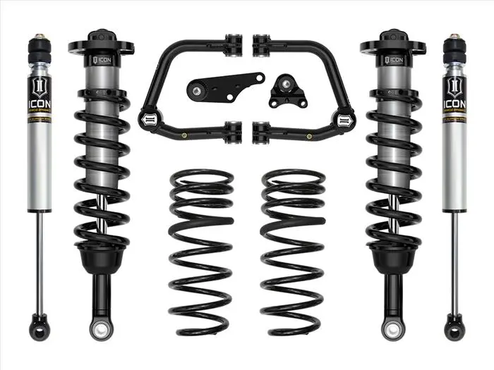 Icon 2024 Toyota Tacoma 1.25-3In Stage 2 Tubular Suspension System W/ Triple Rate Springs 1