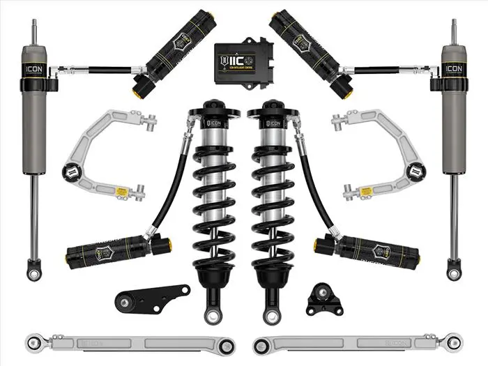 Icon 2024+ Toyota Tacoma 1.25In-3In Stage 10 Suspension System Billet 1