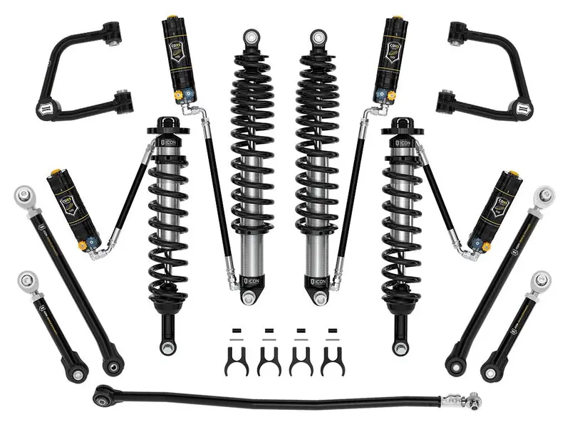 Icon 21-24 Bronco Non-Sasquatch 3-4" Lift Stage 7 Suspension System Cdxs Tubular 1