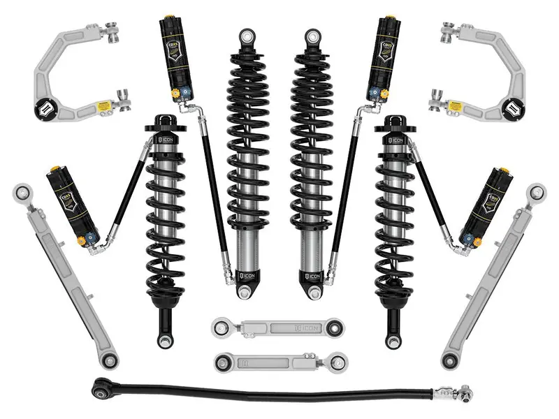 Icon 21-24 Bronco Sasquatch 2-3" Lift Stage 7 Suspension System Cdxs Billet Heavy Rate 1